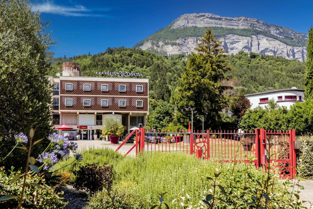 Hotel Les Trois Roses, Meylan Grenoble Bagian luar foto