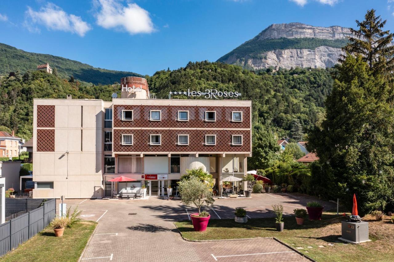 Hotel Les Trois Roses, Meylan Grenoble Bagian luar foto