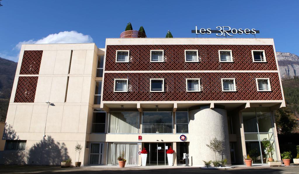 Hotel Les Trois Roses, Meylan Grenoble Bagian luar foto